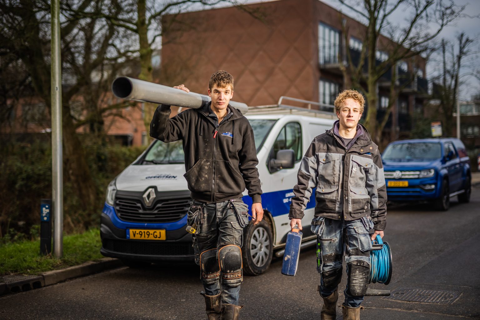 Aan het werk bij Gerritsen Installatie